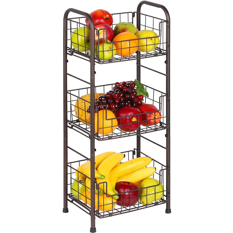 Ebern Designs Milar Metal Freestanding Bathroom Shelves Wayfair